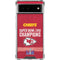 NFL Chiefs Super Bowl LVIII Champions Google Pixel 6 Clear Case